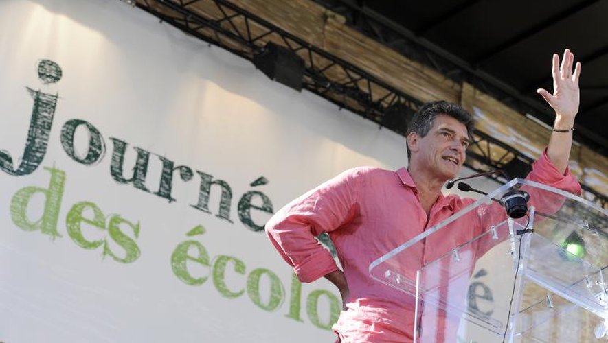 Pascal Durand, secrétaire national d'EELV, le 22 août 2013 lors des journées d'été d'Europe Ecologie-Les Verts à Marseille