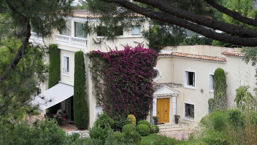La villa "fontaine Saint-Georges", au coeur du procès de Bo Xilai en Chine, est photographiée le 8 août 2013 à Cannes