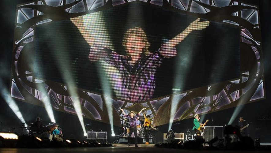 Les Rolling Stones en concert à Tel Aviv le 4 juin 2014
