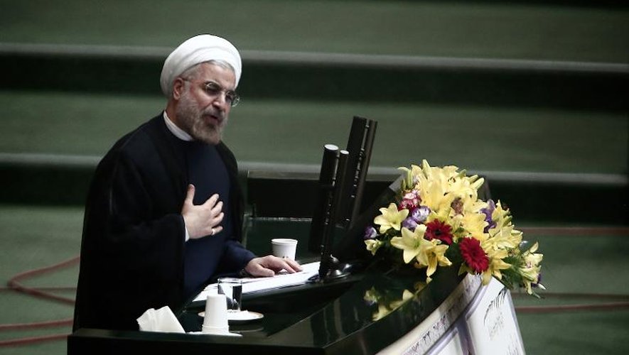 Le président iranien Hassan Rohani le 15 août 2013 à Téhéran