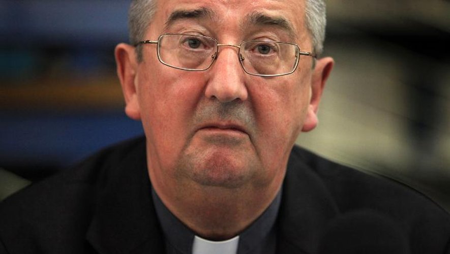 L'archevêque de Dublin Diarmuid Martin qui a permis ces fouilles est ici photographié le 26 novembre 2009 à Dublin