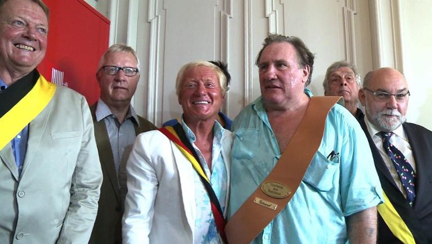 Gérard Depardieu fait citoyen d'honneur en Belgique