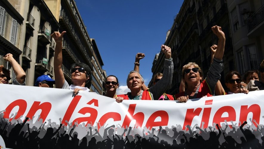 Manifestation contre la loi travail, le 2 juin 2016 à Marseille