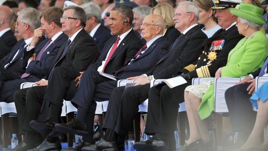 Plusieurs chefs d'Etat participent aux cérémonies commémoratives à Ouistreham le 6 juin 2014