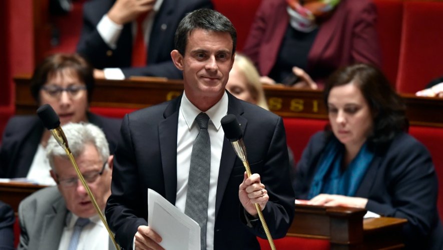 Le Premier ministre Manuel Valls le 1er juin 2016 à l'Assemblée nationale à Paris