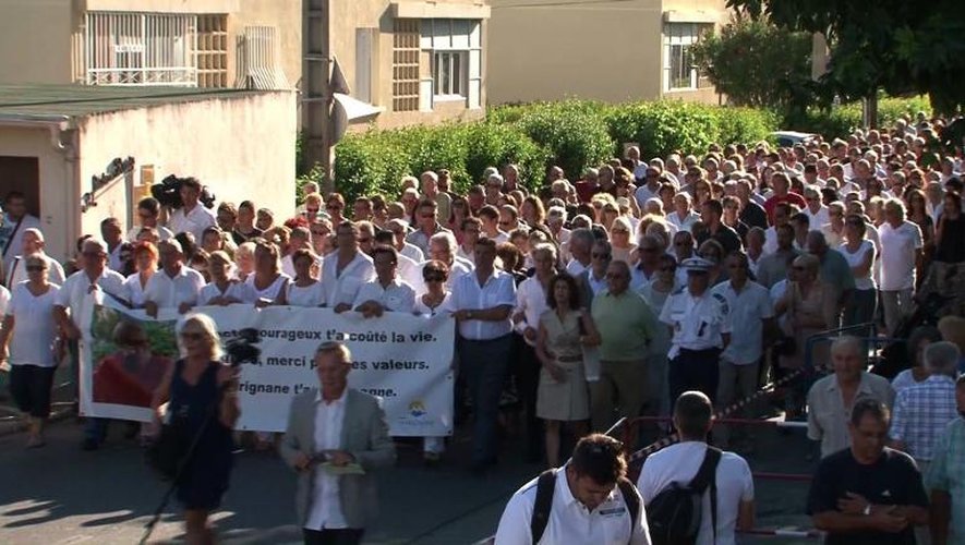 Marche blanche à Marignane pour le retraité tué