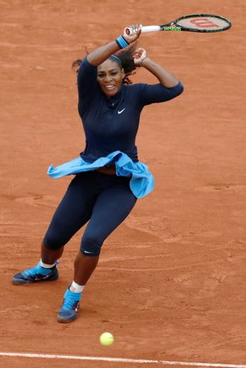 Serena Williams, le 3 juin 2016 face à Kiki Bertens à Roland-Garros