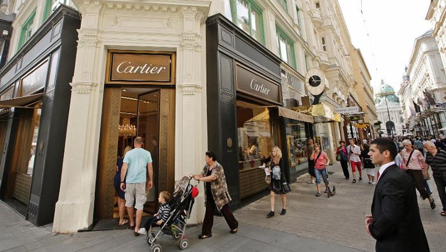 Une boutique Cartier à Vienne le 22 août 2013