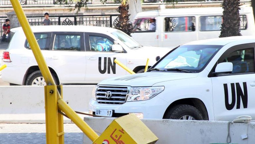 Les inspecteurs de l'Onu de retour le 26 août 2013 à Damas