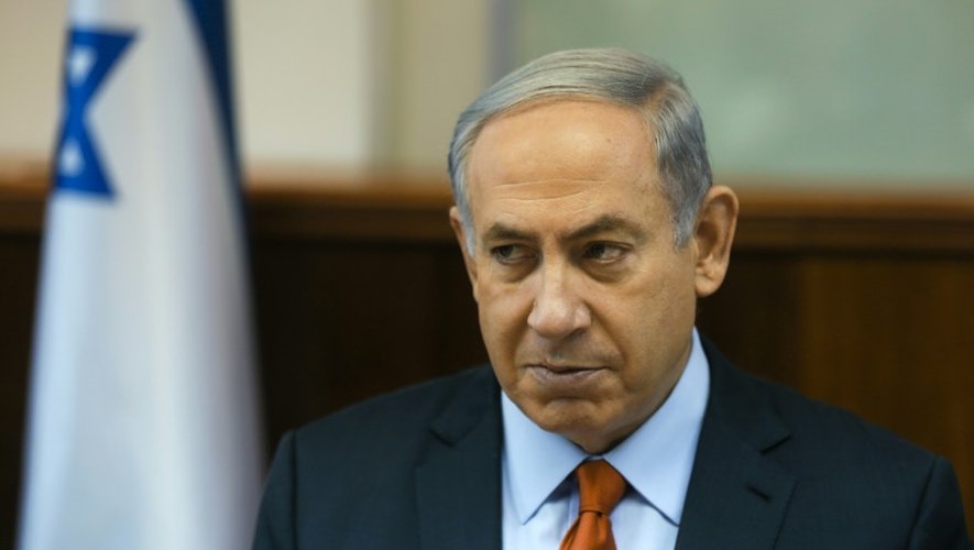 Le Premier ministre israélien Benjamin Netanyahu le 28 juin 2015 à Jérusalem lors d'un conseil des ministres