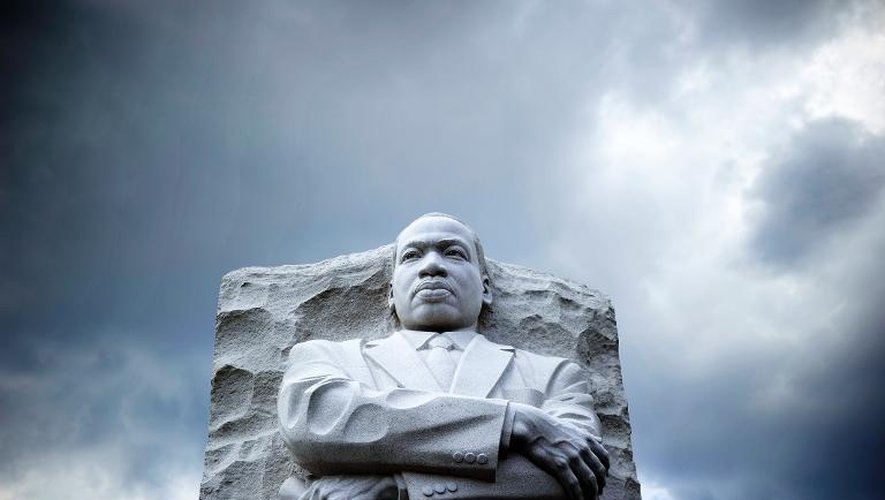 La statut du mémorial de Martin Luther King, le 24 août 2013 à Washington