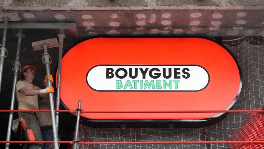 Un chantier Bouygues à Paris
