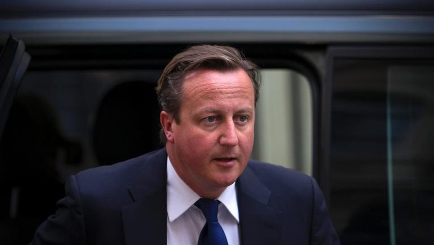Le Premier ministre britannique David Cameron au 10 Downing Street, le 27 août 2013
