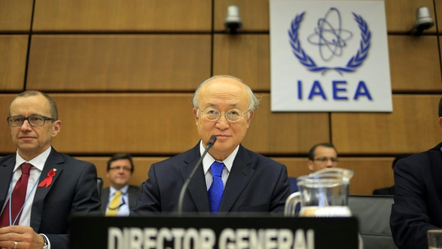 Yukiya Amano, directeur général de l'AIEA au siège à Vienne, le 29 novembre 2013