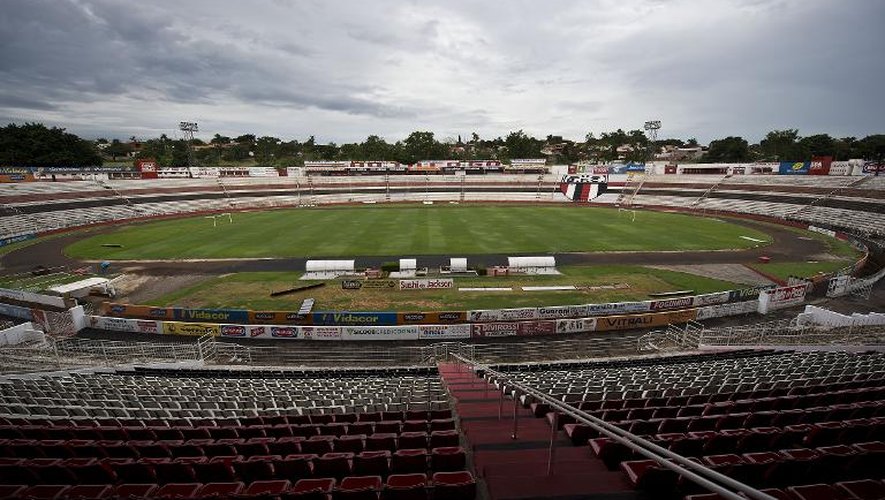 Vue générale en date du 15 avril 2014 du stade de Santa Cruz à Ribeirao Preto