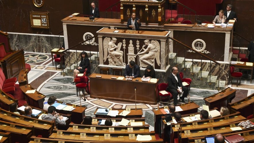 L'Assemblée nationale à Paris le 24 juin 2015