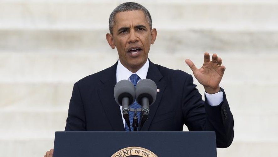 Barack Obama le 28août 2013 à Washington