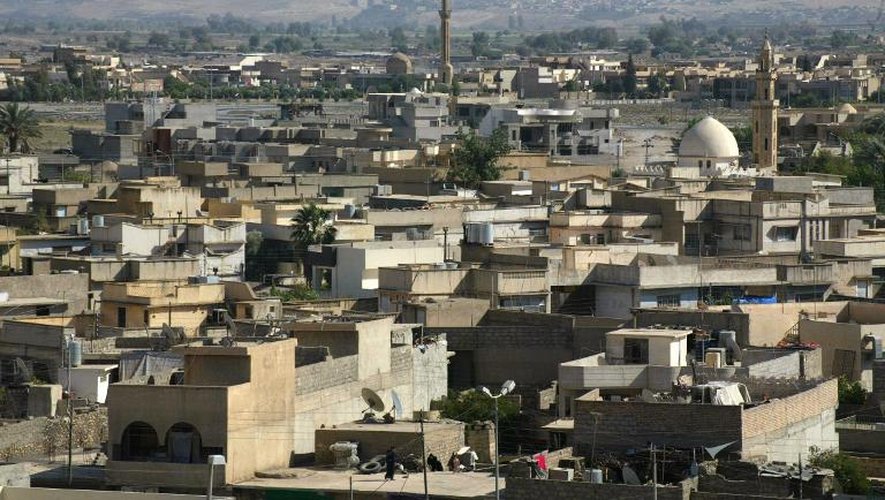 Vue d'un quartier de Mossoul, 2ème ville d'Irak, à 370 km au nord de Bagdad, le 14 mai 2008