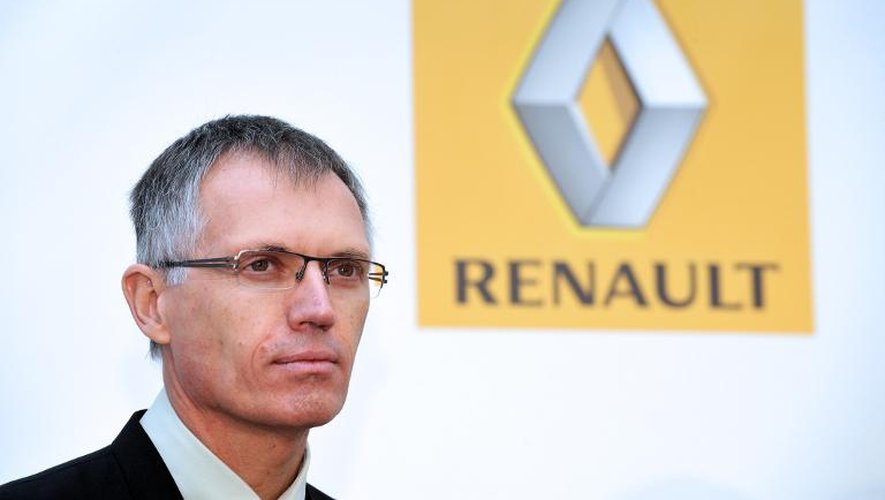 Carlos Tavares, directeur général de Renault, le 18 décembre 2012 à Pont-l'Abbé, dans l'ouest de la France