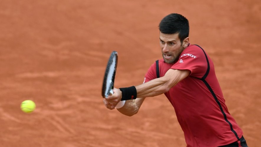 Le Serbe Novak Djokovic lors de la finale de Roland-Garros face au Britannique Andy Murray, le 5 juin 2016