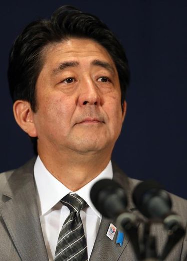 Le Premier ministre japonais Shinzo Abe, le 28 août 2013 à Doha, au Qatar