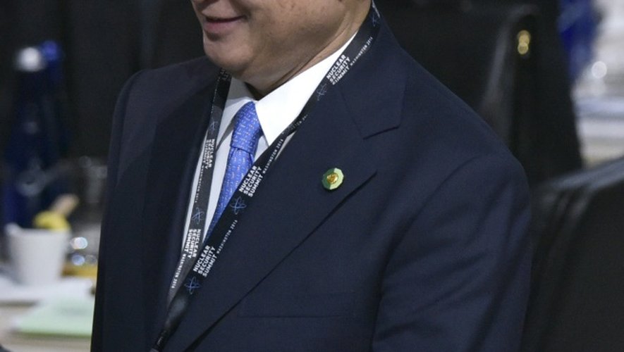 Le patron de l'Agence internationale de l'énergie atomique Yukiya Amano lors d'un sommet à Washington, le 1er avril 2016