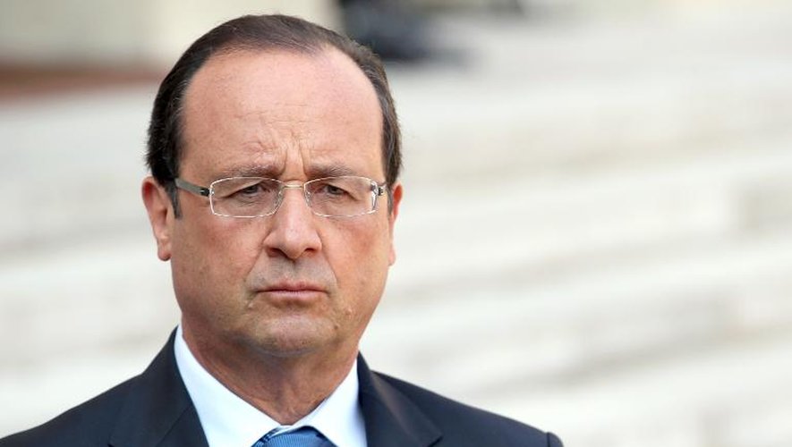 François Hollande le 29 août 2013 à Paris