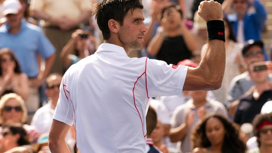 Novak Djokovic le 30 août 2013 à l'US Open à New York