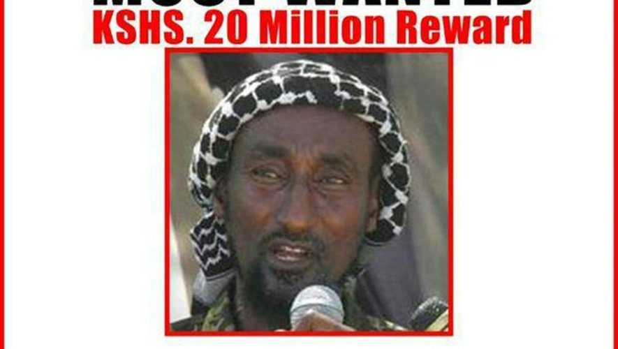 Avis de recherche de Mohamed Mohamud, cerveau présumé du massacre de Garissa, diffusé par le ministère de l'Intérieur kényan le 2 avril 2015. Il n'a pas été tué le 16 juillet 2015 par un raid aérien, comme indiqué dans un premier temps par le gouvernement kenyan