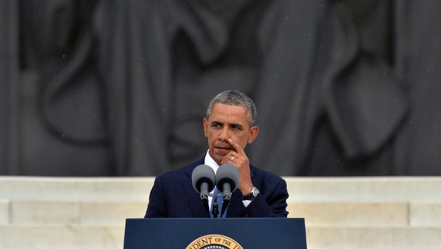 Le président américain Barack Obama s'exprime le 28 août 2013 à Washington