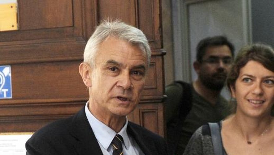 Le directeur du "Centre hospitalier de la Côte basque" Michel Glanes au tribunal de Pau, le 12 juin 2014