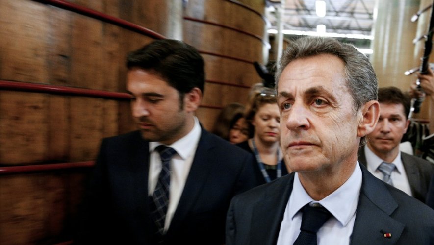 L'ancien président Nicolas Sarkozy à Reims, le 6 juin 2016