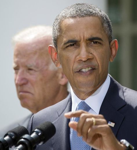 Joe Biden et Barack Obama le 31 août 2013 à la Maison Blanche
