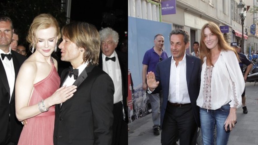 Les couples Nicole Kidman - Keith Urban et Carla Bruni - Nicolas Sarkozy