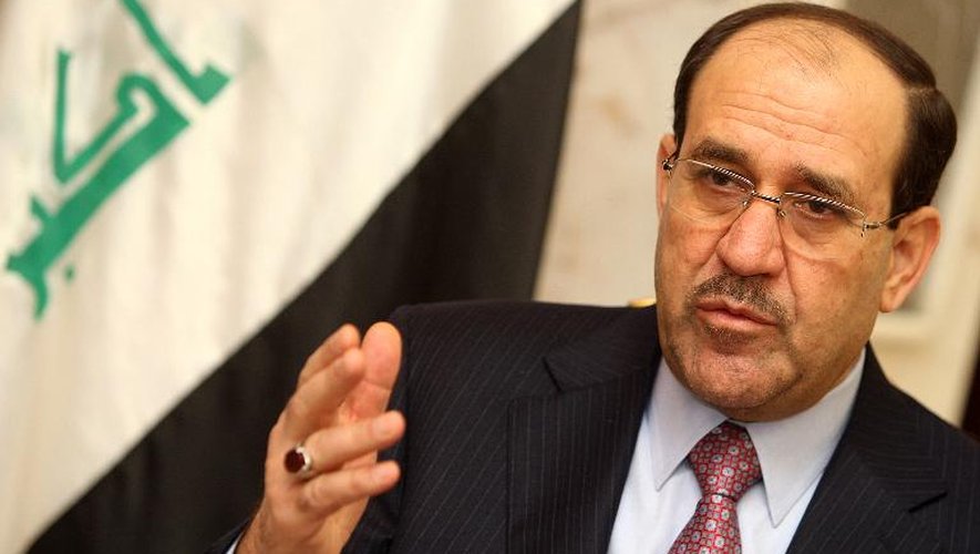 Le Premier ministre irakien Nouri al-Maliki, a Bagdad le 5 février 2011