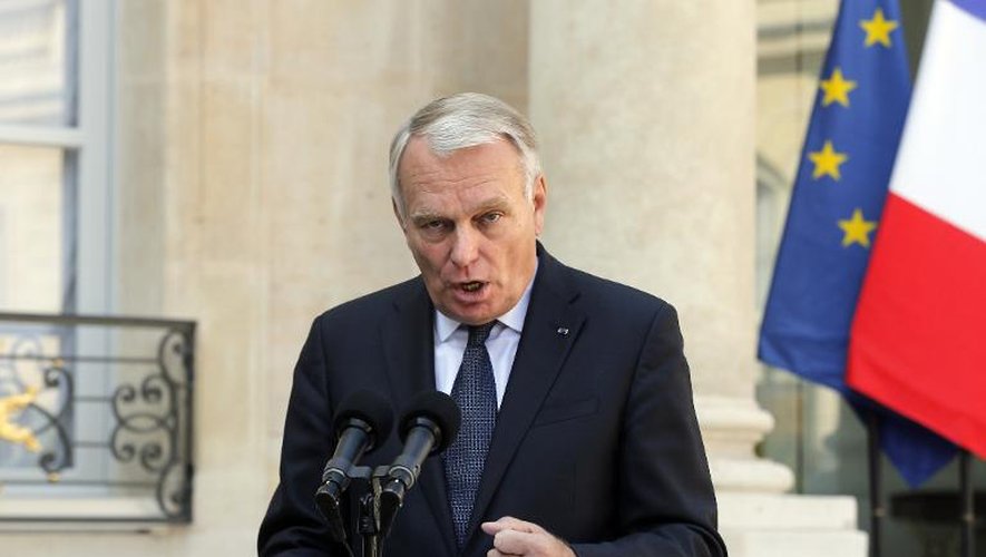 Le Premier ministre Jean-Marc Ayrault, le 30 août 2013 à Paris