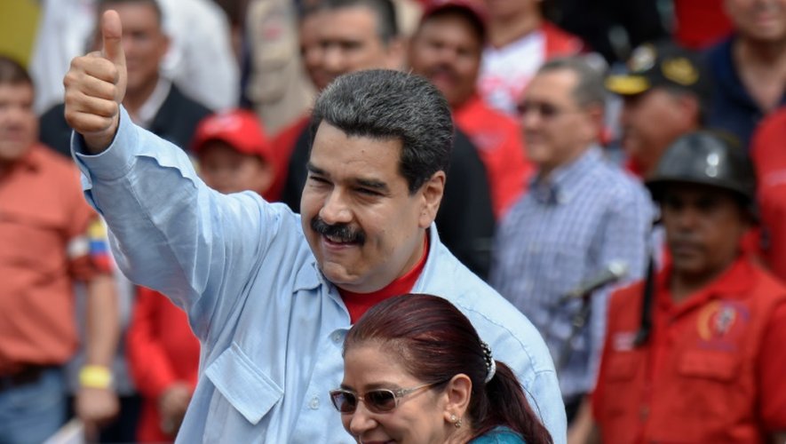 Le président vénézuélien  Nicolas Maduro le 31 mai 2016 à Caracas