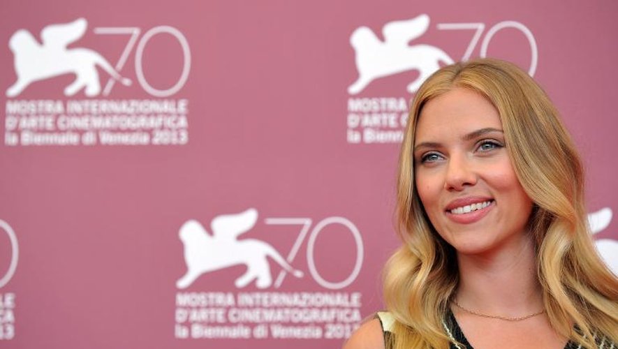 L'actrice américaine Scarlett Johansson à Venise, le 3 septembre 2013