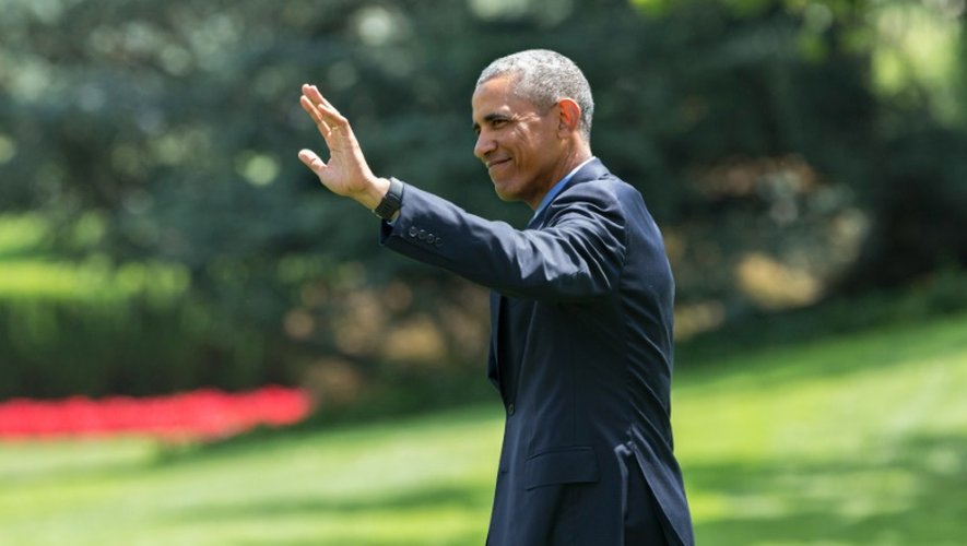 Le président Barack Obama quitte la Maison blanche à Washington le 8 juin 2016