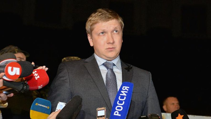Andriï Kobolev, patron du groupe public ukrainien Nafrogaz le 16 juin 2014 à Kiev