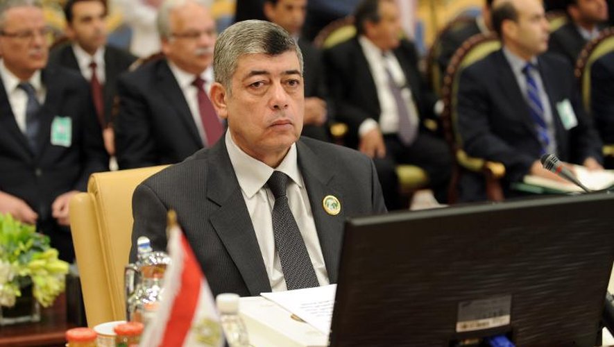 Le ministre égyptien de l'Intérieur Mohammed Ibrahim le 13 mars 2013 à Ryad