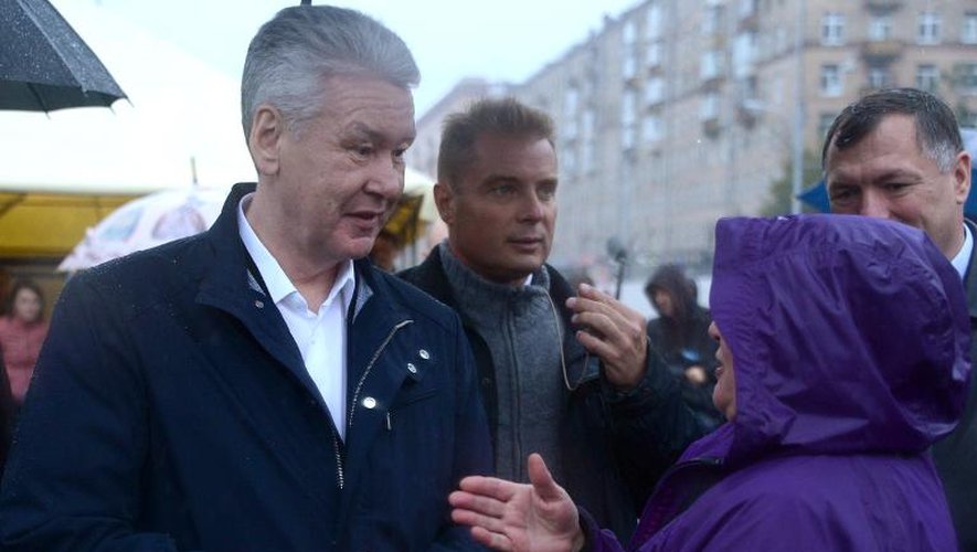Le maire sortant Sergueï Sobianine, le 6 septembre 2013 à Moscou