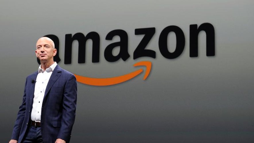 Jeff Bezos, le PDG de la société Amazon, le 6 septembre 2012 à Santa Monica, en Californie
