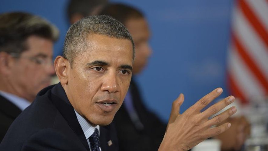 Barack Obama lors du G20 le 6 septembre 2013 à Saint-Petersbourg lor