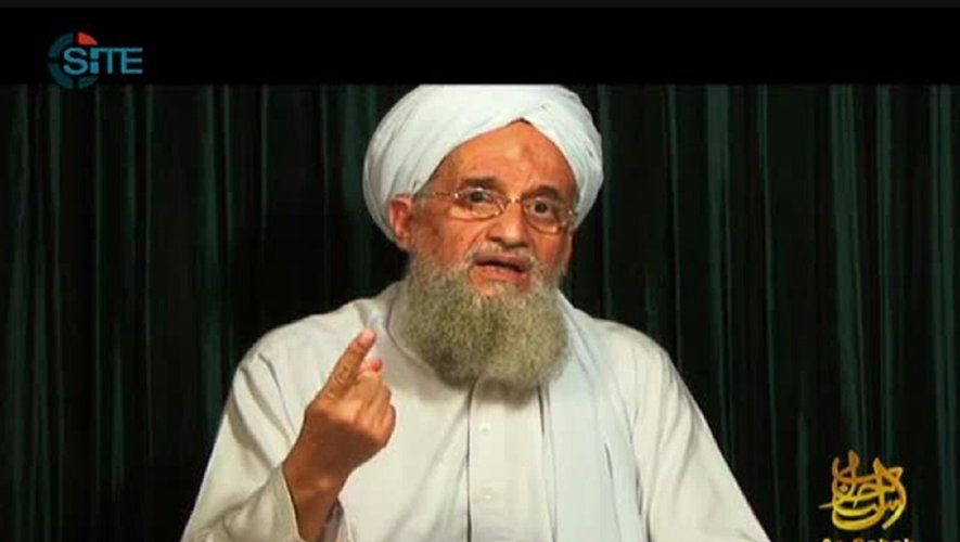 Capture d'écran transmise le 26 octobre 2012 par Site Intelligence Group montrant le leader d'Al-Qaïda Ayman Zawahiri dans une vidéo de propagande du groupe islamiste