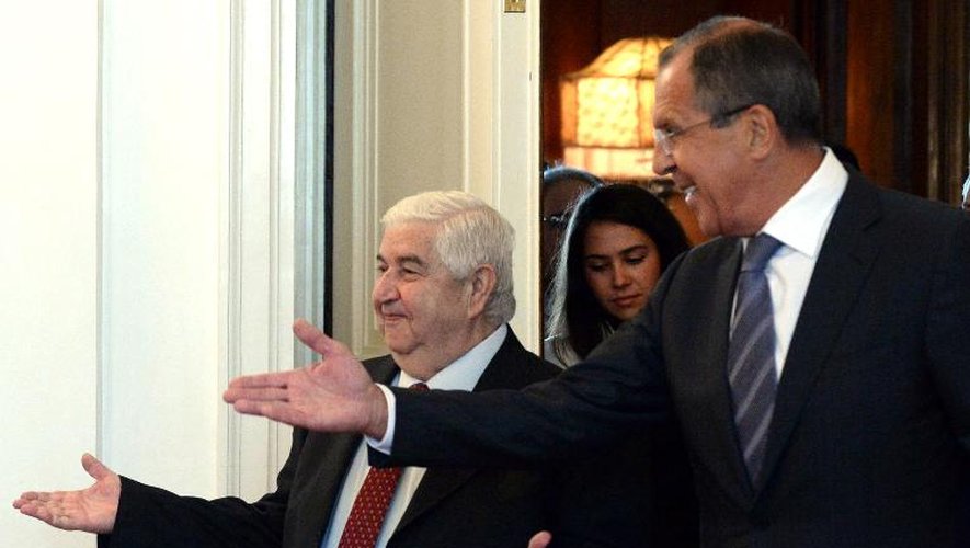 Wallid Mouallem reçu par Sergei Lavrov le 9 septembre 2013 à Moscou