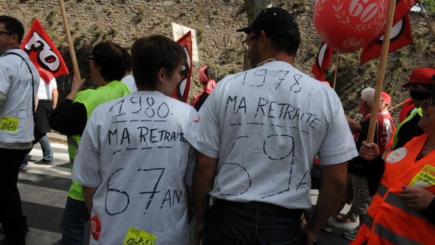 Un millier d'Aveyronnais à Rodez contre la réforme des retraites