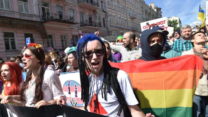 Gay Pride, le 12 juin 2016 à Kiev