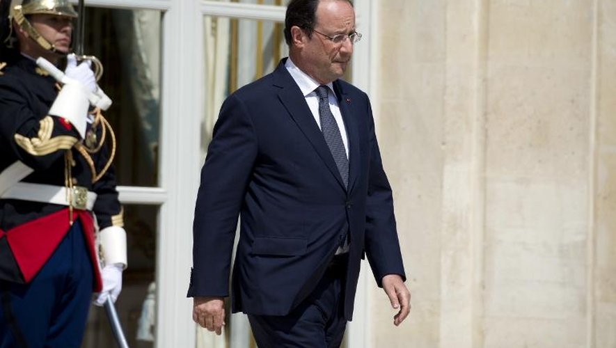 François Hollande le 19 juin 2014 à l'Elysée