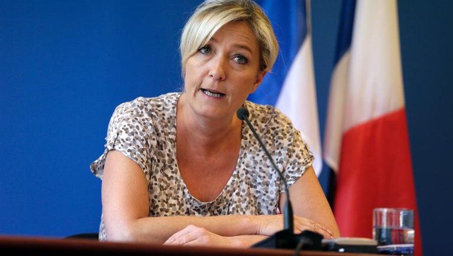 Marine Le Pen le 10 juillet 2013 à Nanterre